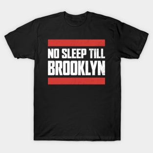 No Sleep Till Brooklyn Distressed T-Shirt